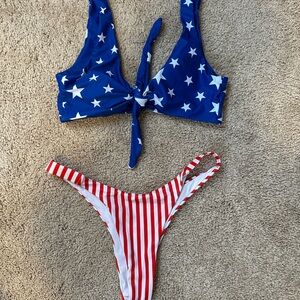 Star and Stripe Bikini Set